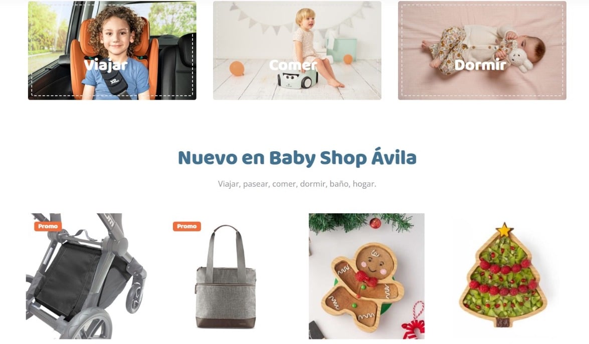 Baby Shop Ávila Ziddea | Estudio de diseño de páginas web en Ávila
