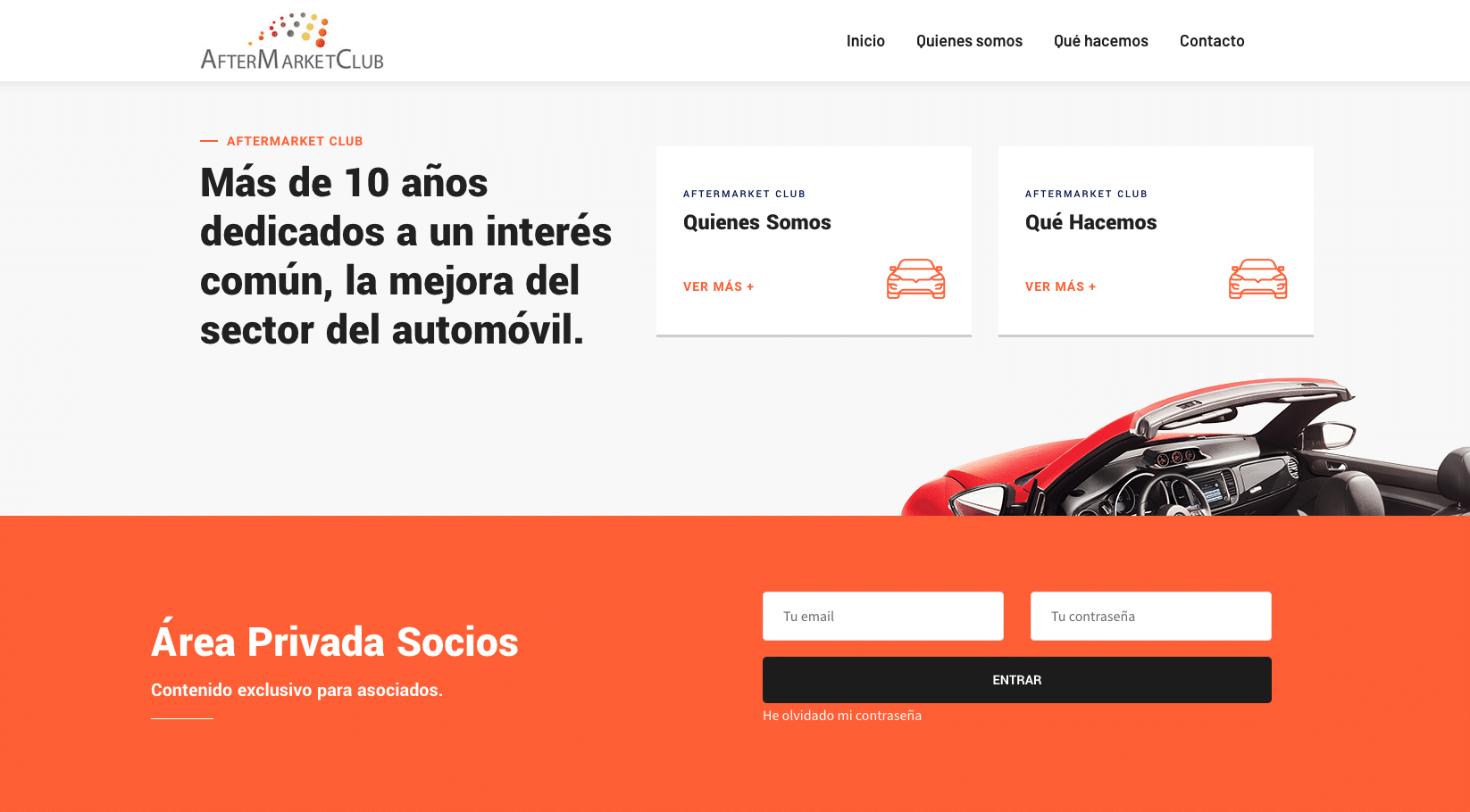 After Market Club Diseño de Páginas Web en Ávila | Ziddea