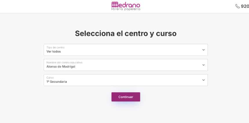 Librería Medrano Diseño de Páginas Web en Ávila | Ziddea