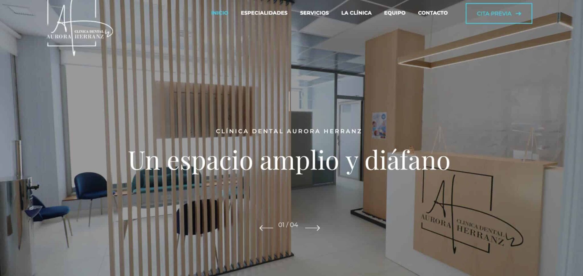 Página Web Aurora Herranz Diseño de Páginas Web en Ávila | Ziddea