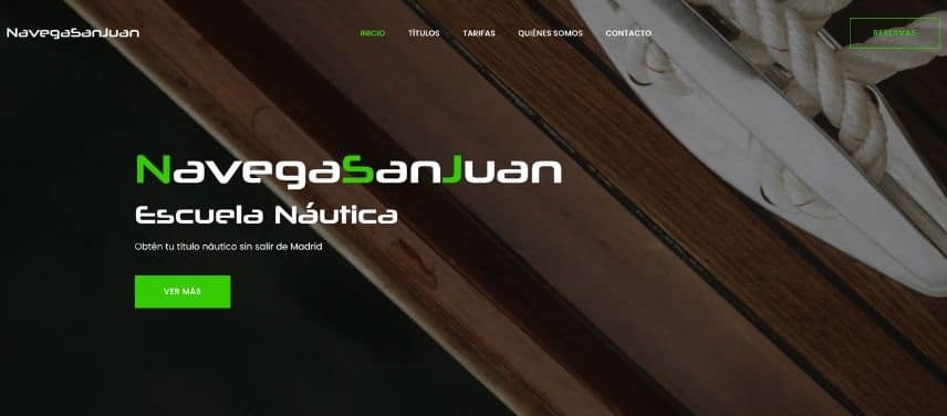 Web Navega San Juan Diseño de Páginas Web en Ávila | Ziddea