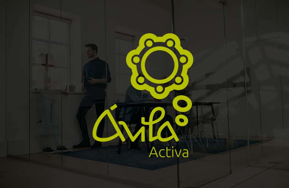 Página web para Ávila Activa, Área de Empleo, Industria y Comercio